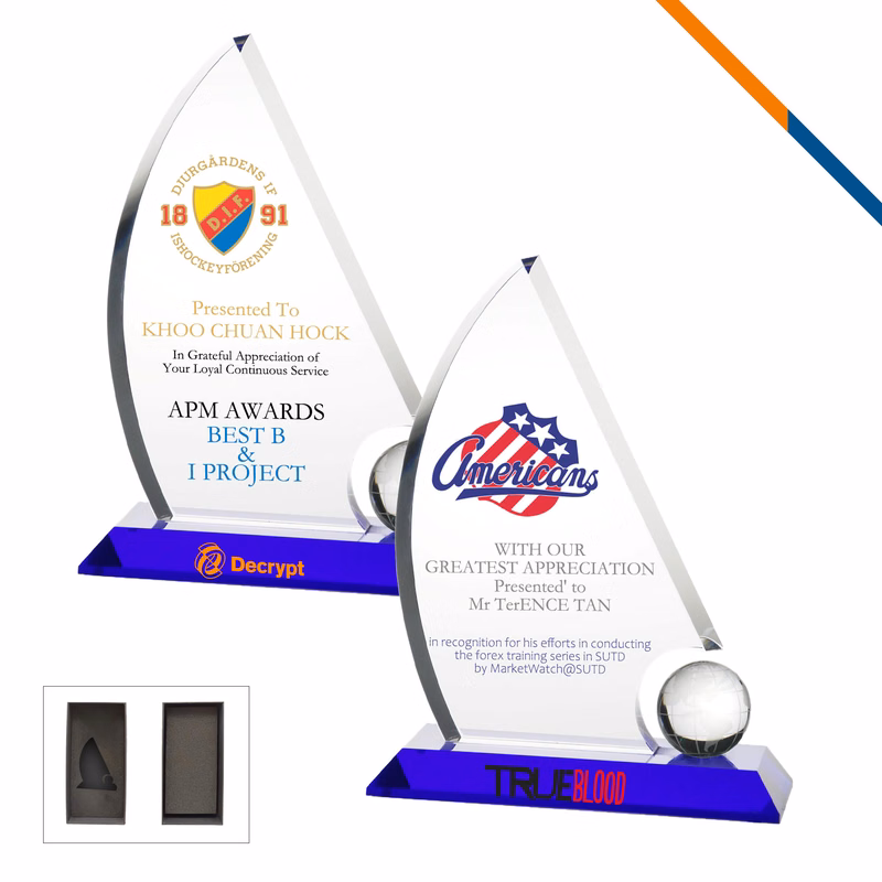 Gemiy Sailing Crystal Award