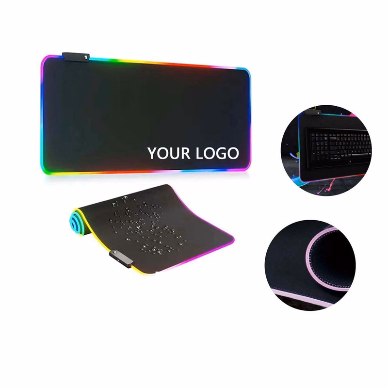RGB Mouse Pad with Anti Curl Stitched Edges