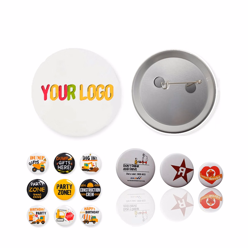 Round Badge Brooch