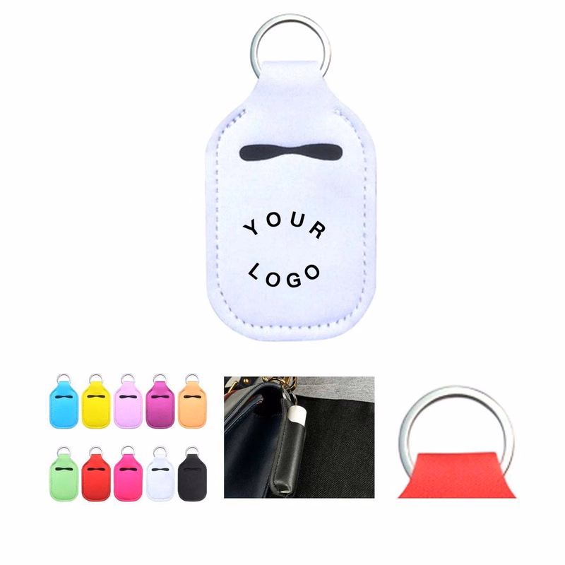 Rubber Travel Bottle Pouch with Clip