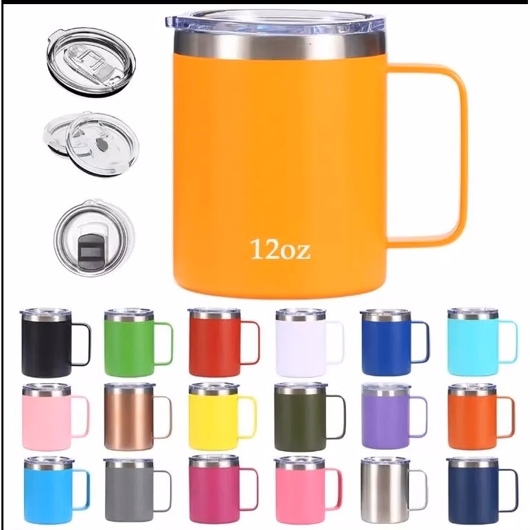 12oz Double Wall Stainless Steel Vacuum Coffee Mug