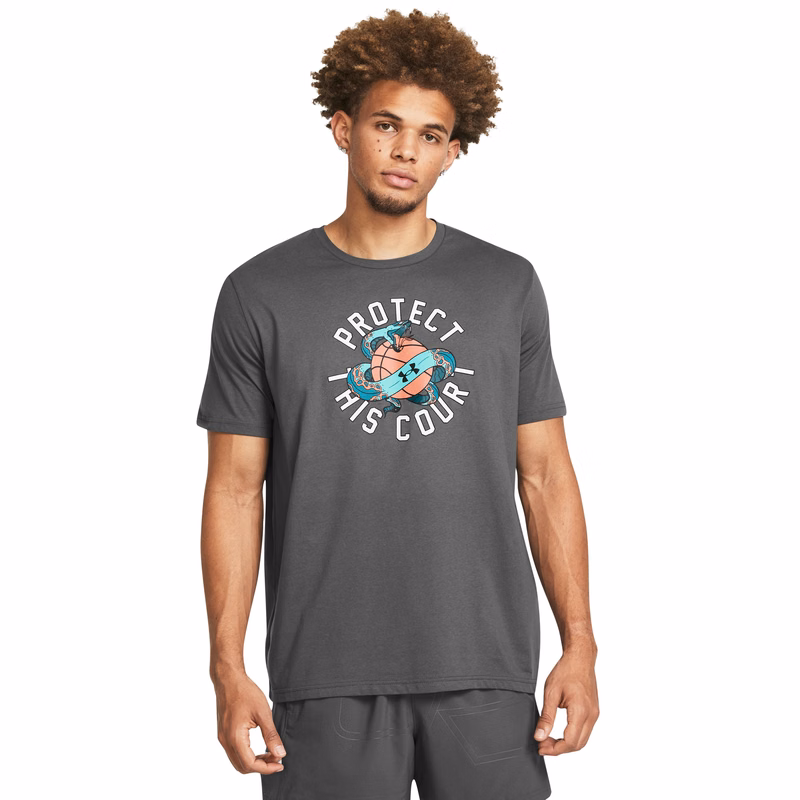 UA Protect Court Basketball Men's Short Sleeve
