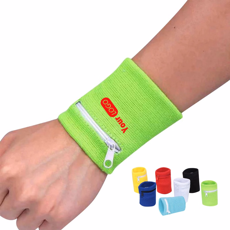 Compact Wrist Pouch with Zippered Closure