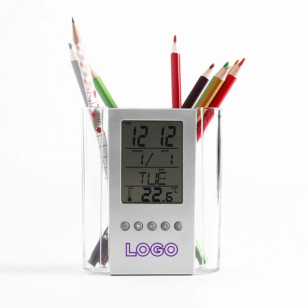 Pen Holder Clock MOQ 30PCS 1
