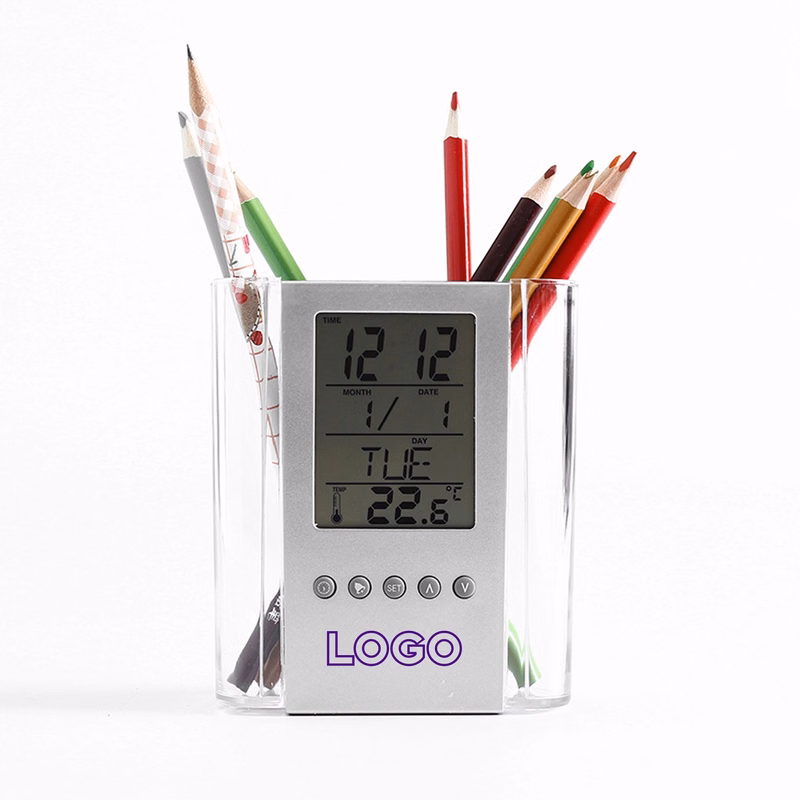 Pen Holder Clock MOQ 30PCS
