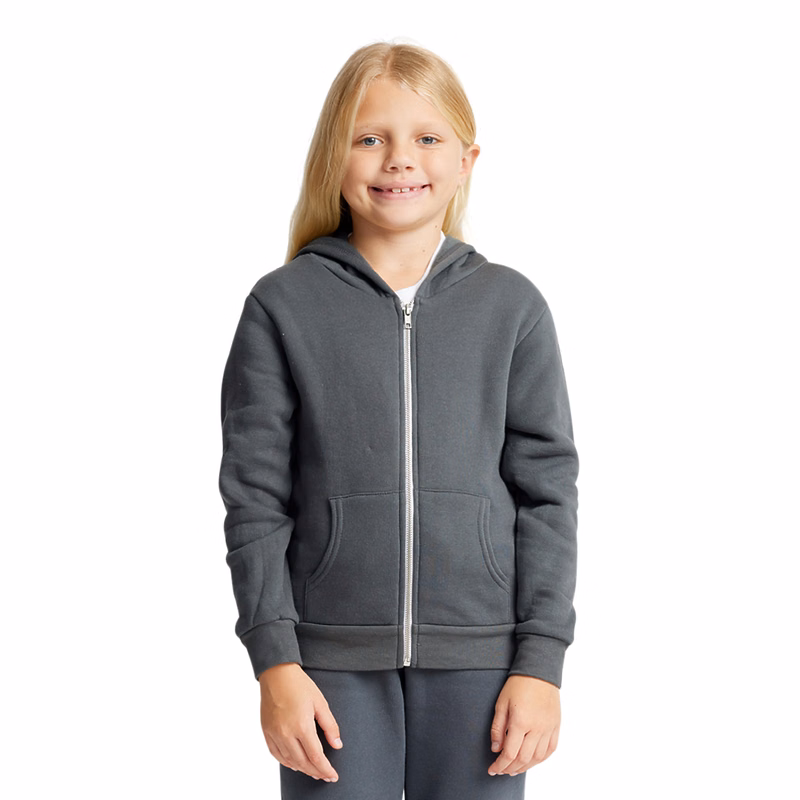 Youth Fashion Fleece Zip Hoodie