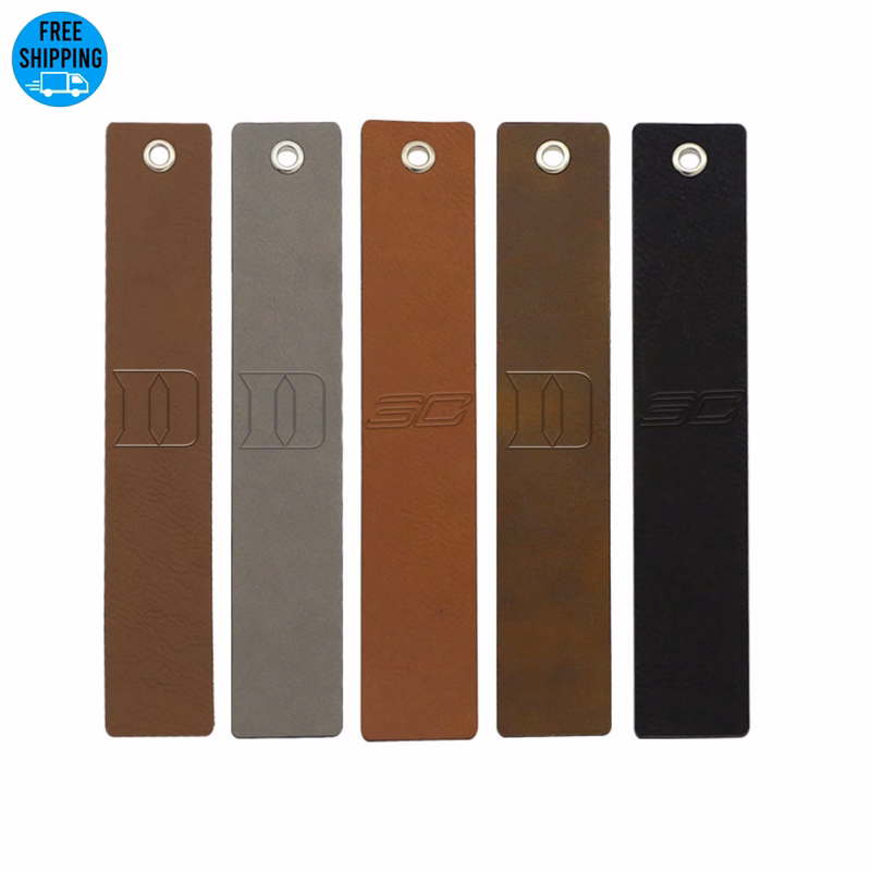 Debossed Vegan Leather Bookmark