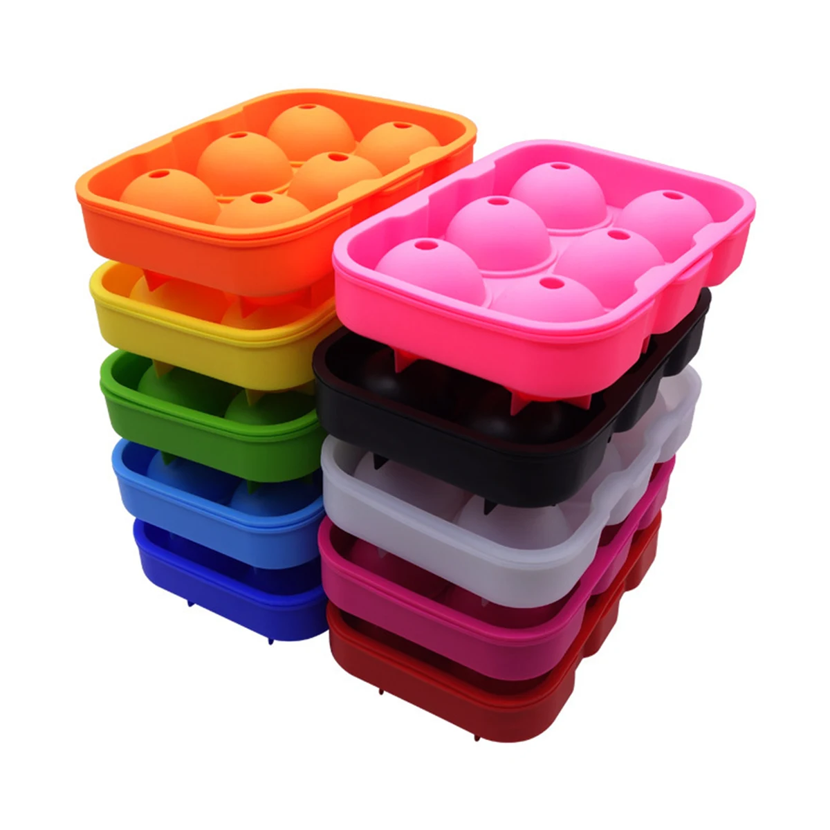 Silicone Hockey Mold Round Ice Ball Maker 1