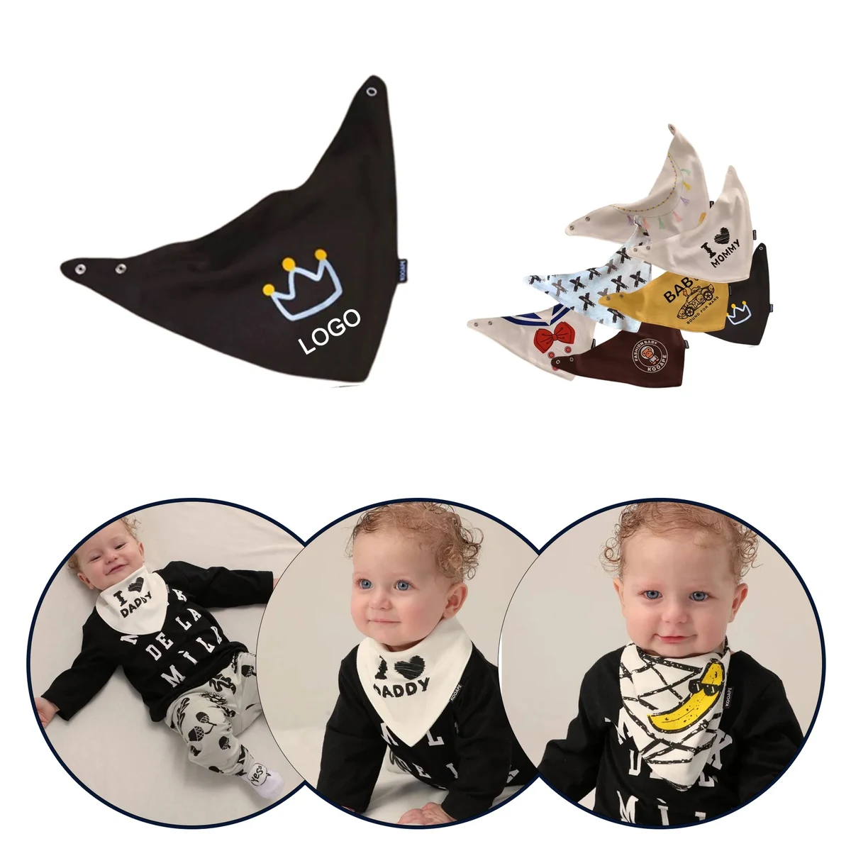 Baby Triangular Bib 1