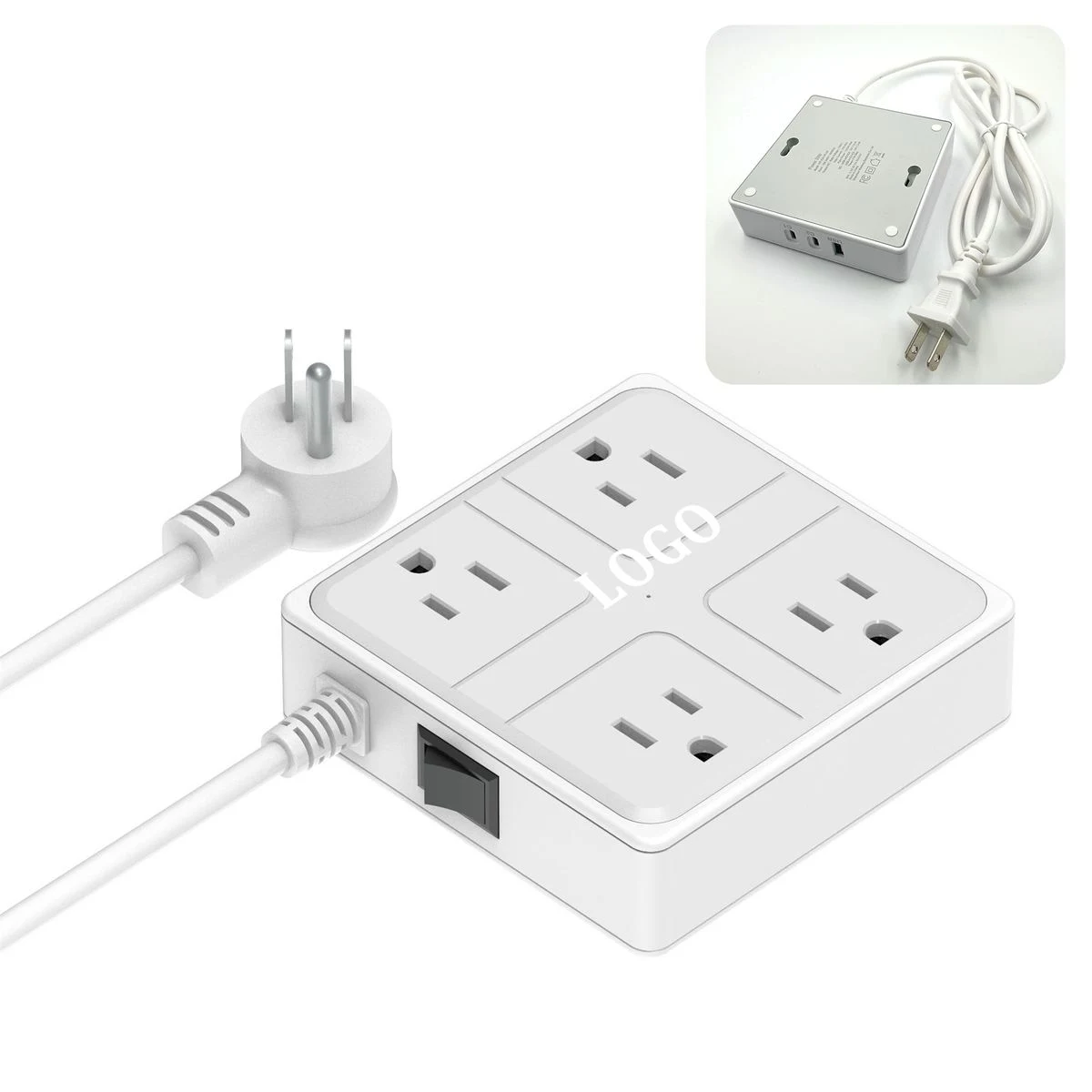 Home surge proof USB-C fast charge patch board 1