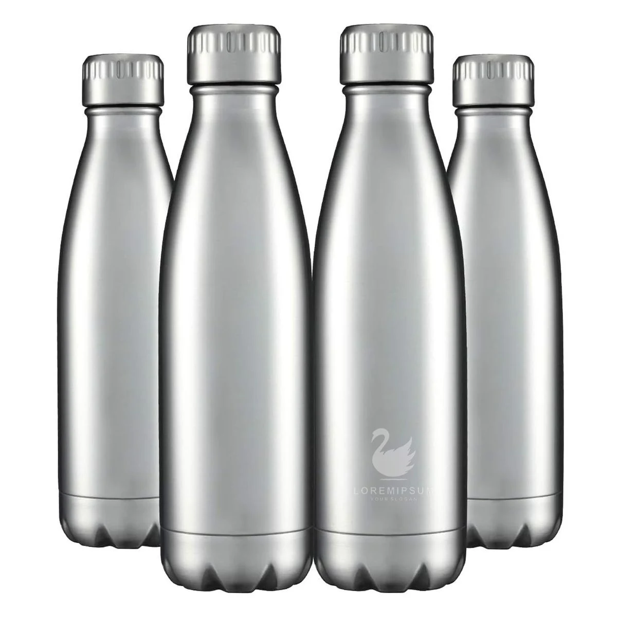 17oz Stainless Steel Water Bottles Bulk, Vacuum Insulated Water Bottles Double Walled Reusable Metal 1