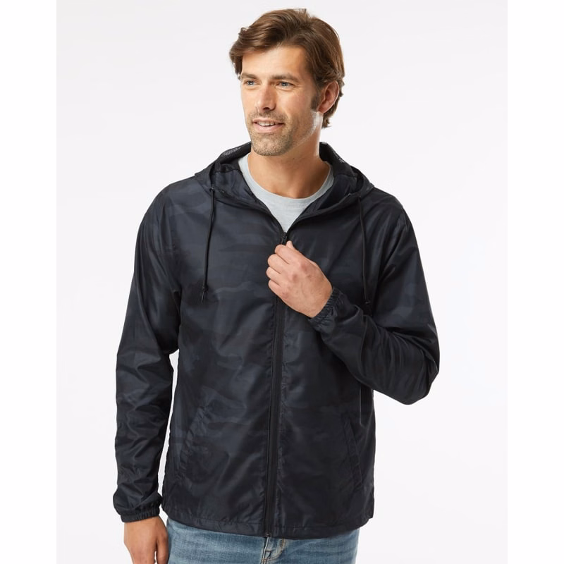 Independent Trading Co. Men's Lightweight Windbreaker Full-Zip Jacket - EXP54LWZ
