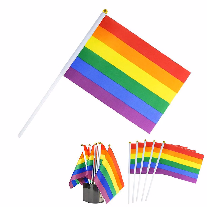 Mini Hand Waving Flag for Sports or Parades