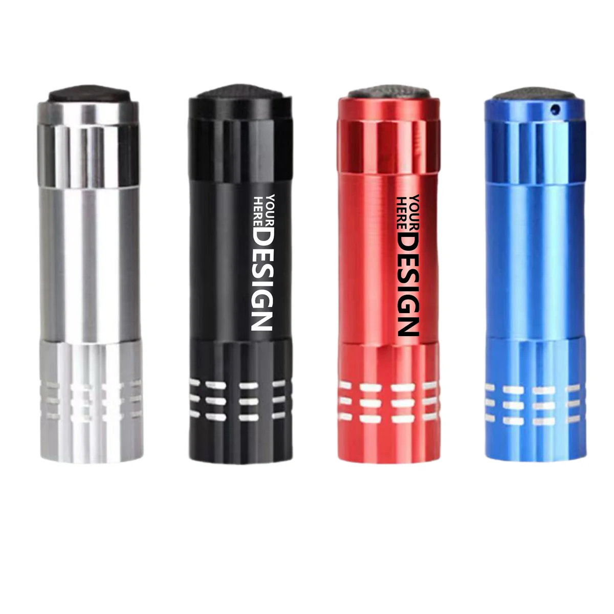 Portable LED Flashlight with Aluminum Body 1