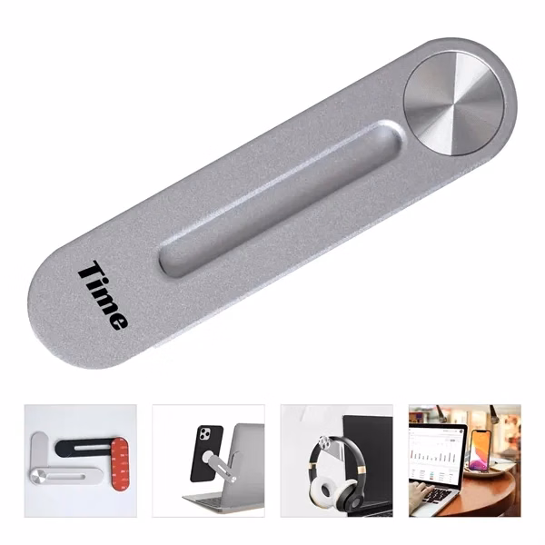 Custom Adjustable Laptop Swivel Phone Mount Clip — Portable Tech Accessory
