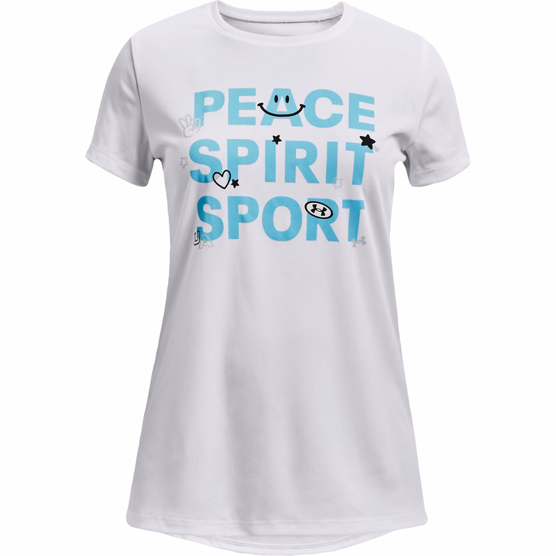 Girls' UA Tech Peace, Spirit, Sport Short Sleeve