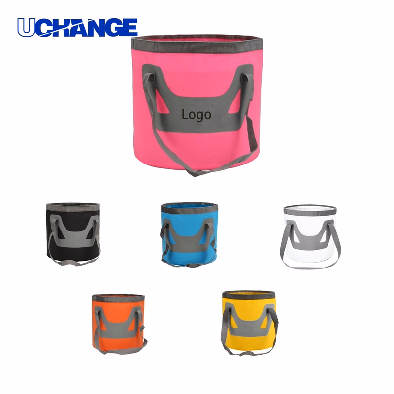 12L Outdoor Foldable Fishing Bucket Container for Water