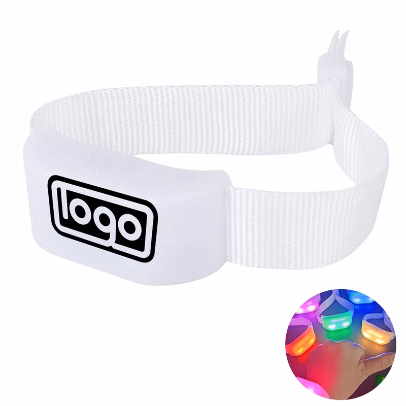 LED Light Up Wristband - Adjustable ABS Bracelet for Party