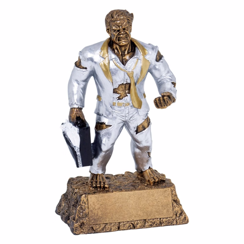 Salesman Monster Resin Figure