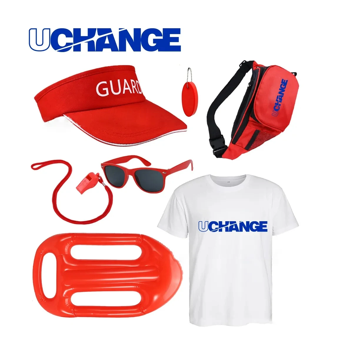 Lifeguard Accessory Kit With Visor And Whistle 1