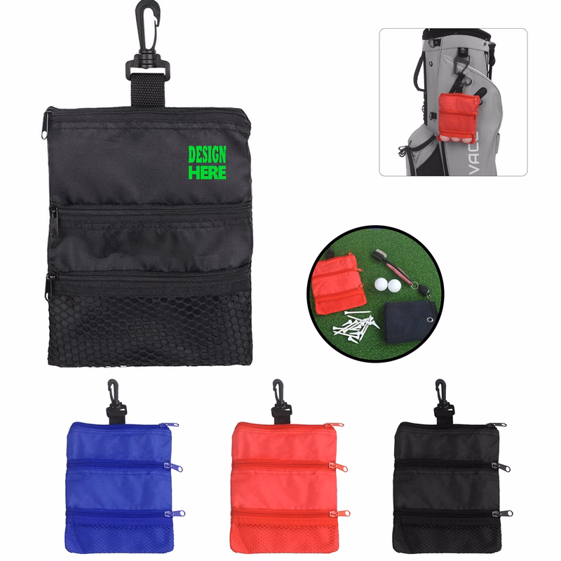 Golf Ball Bag with Clip ?C Compact and Lightweight Design