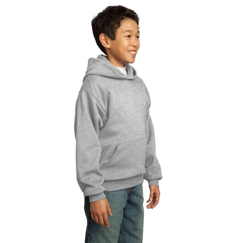 Port & Company - Youth Core Fleece Pullover Hooded Sweatshirt. 1
