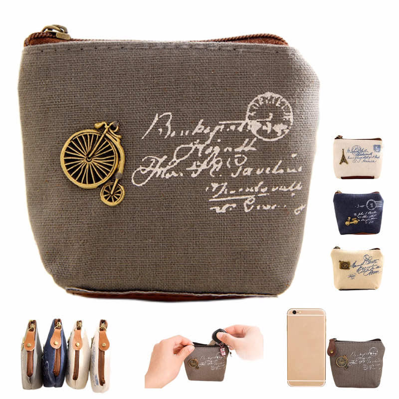 Canvas Coin Purse
