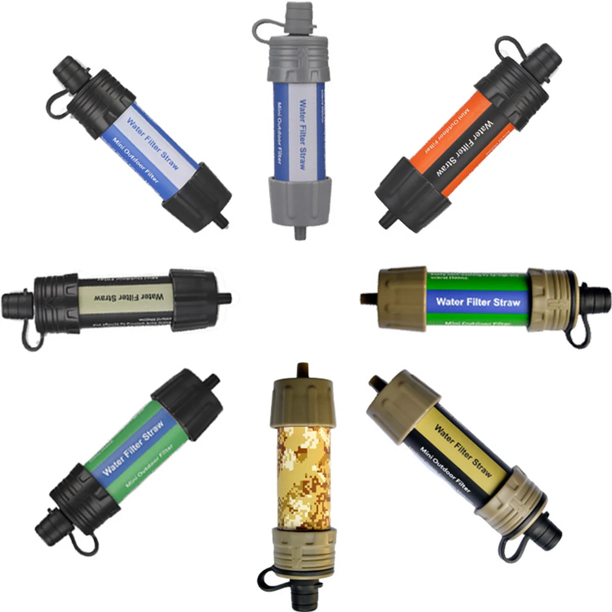 Outdoor Portable Water Filter Straw, custom sports ball with logo imprint 1