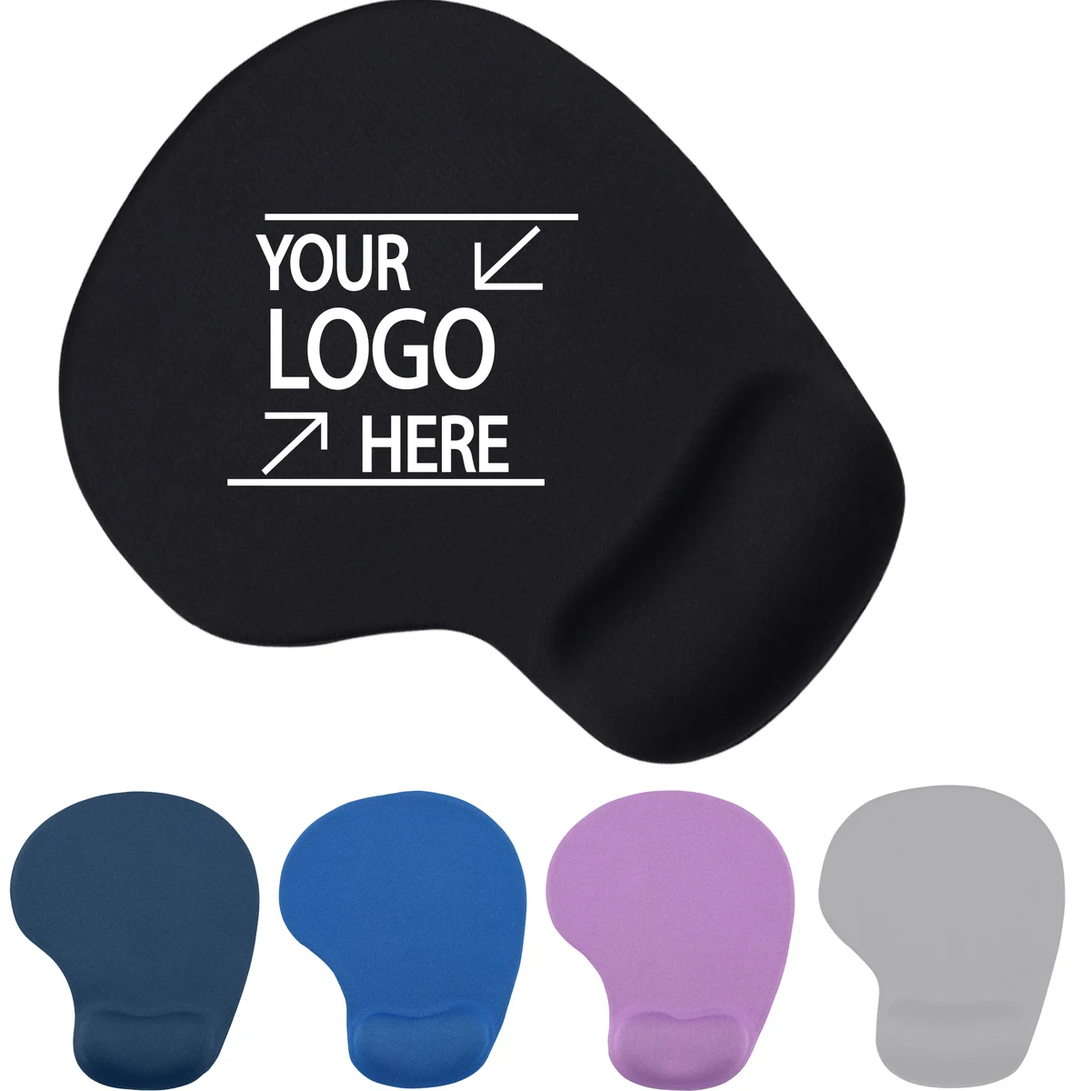 Solid Color Wrist Rest Mouse Pad 1