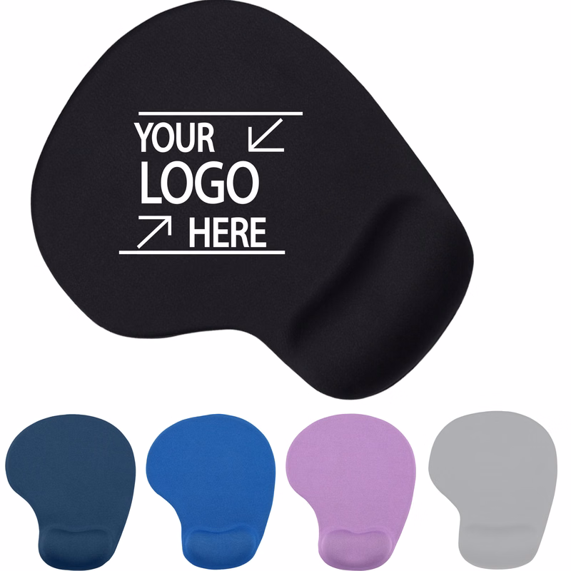 Solid Color Wrist Rest Mouse Pad