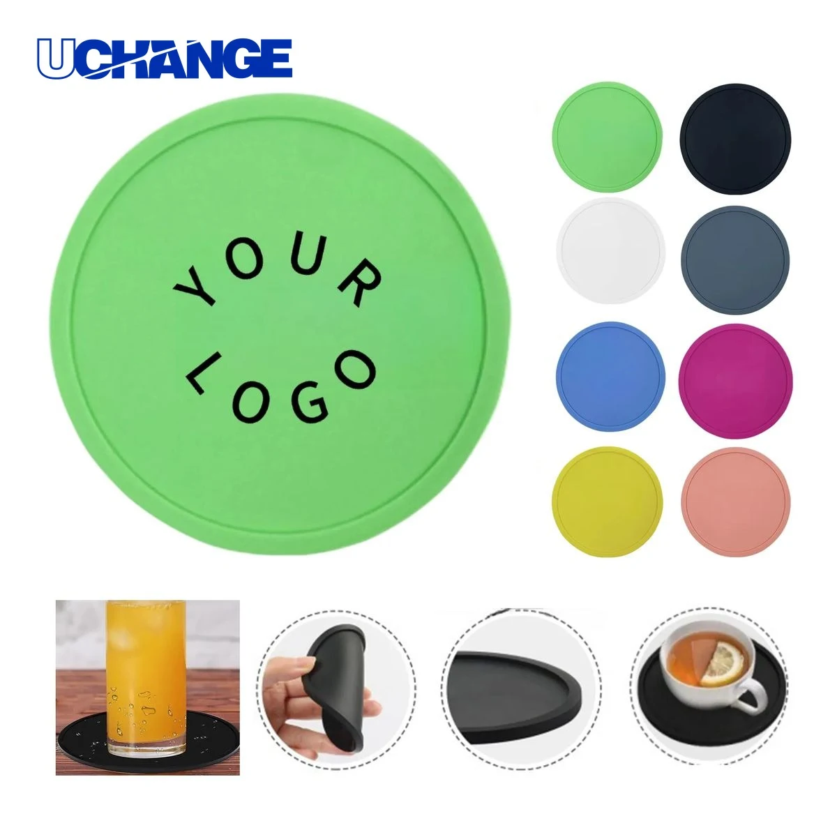 Silicone Coaster Drink Mat Durable Heat Resistant Build 1