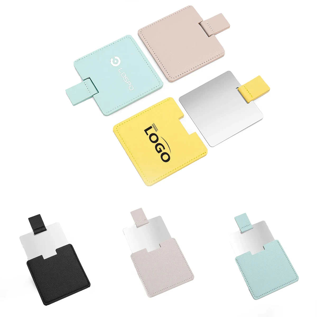 Stainless Steel Card Fall-Proof Mirror MOQ 100PCS 1