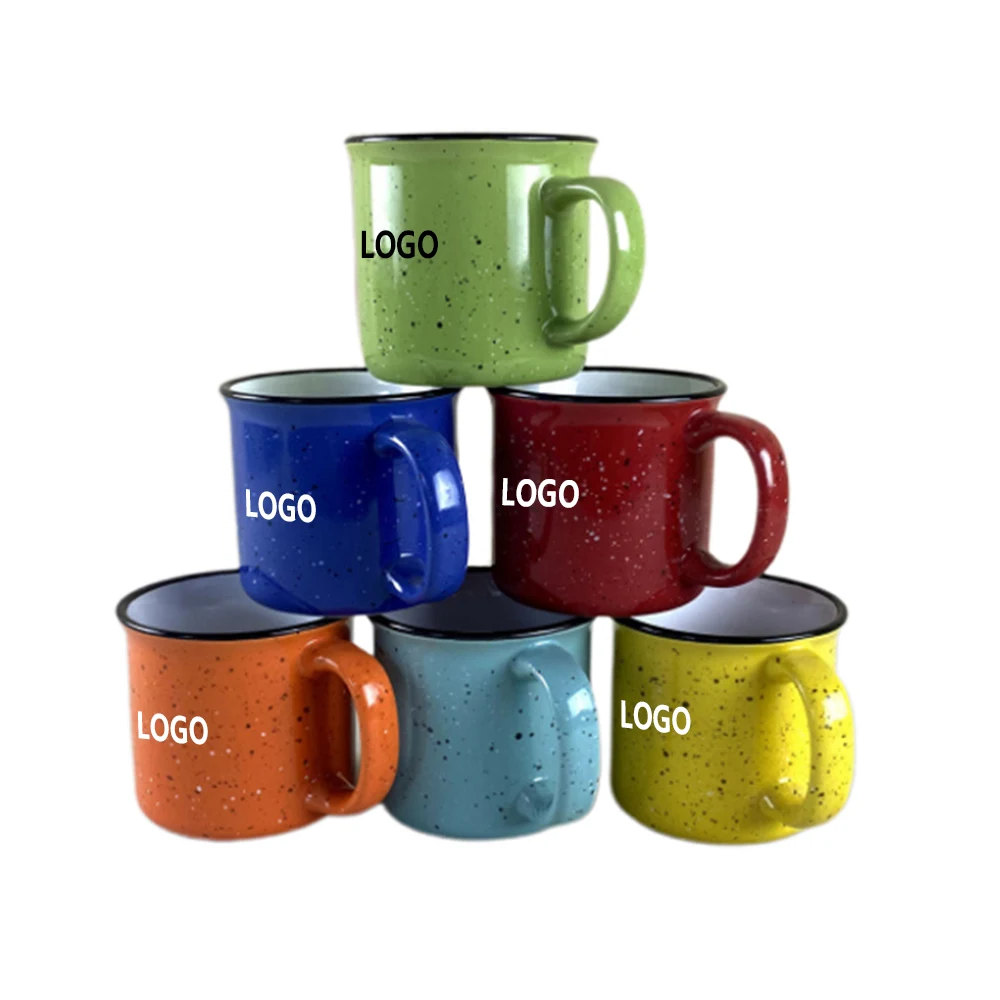 14 Oz. Ceramic Campfire Coffee Mugs 1