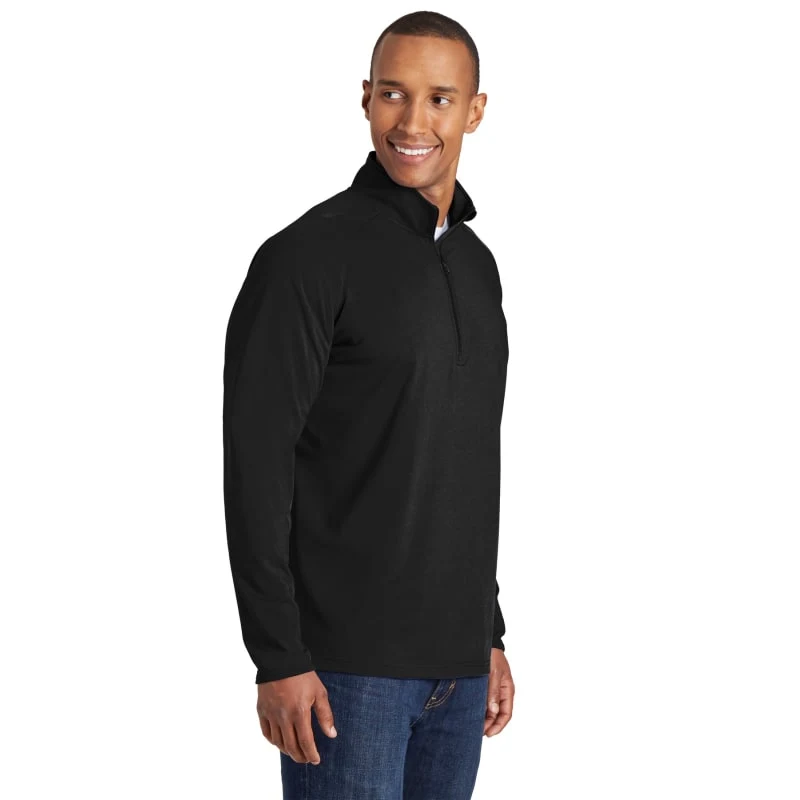 Sport-Tek Tall Sport-Wick Stretch 1/4-Zip Pullover. 1