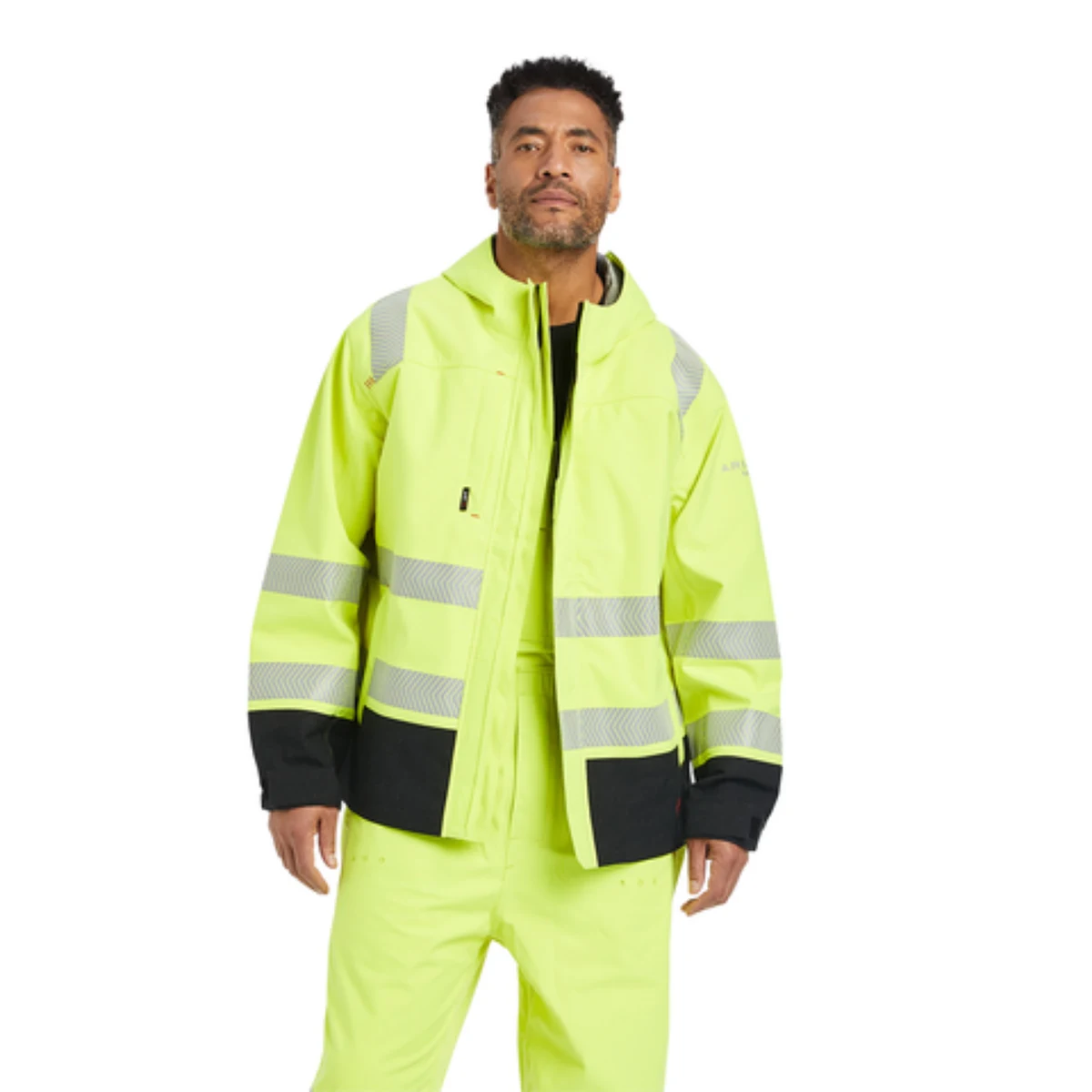 Ariat FR Hi-Vis Hooded Waterproof Jacket 1