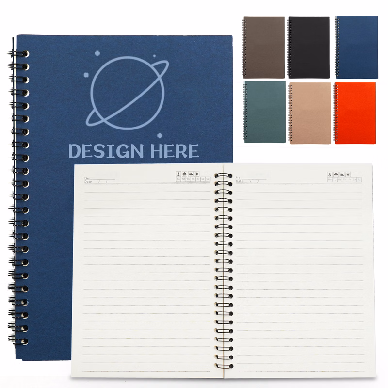 A5 Spiral Office Portable Calendar Notebook MOQ100