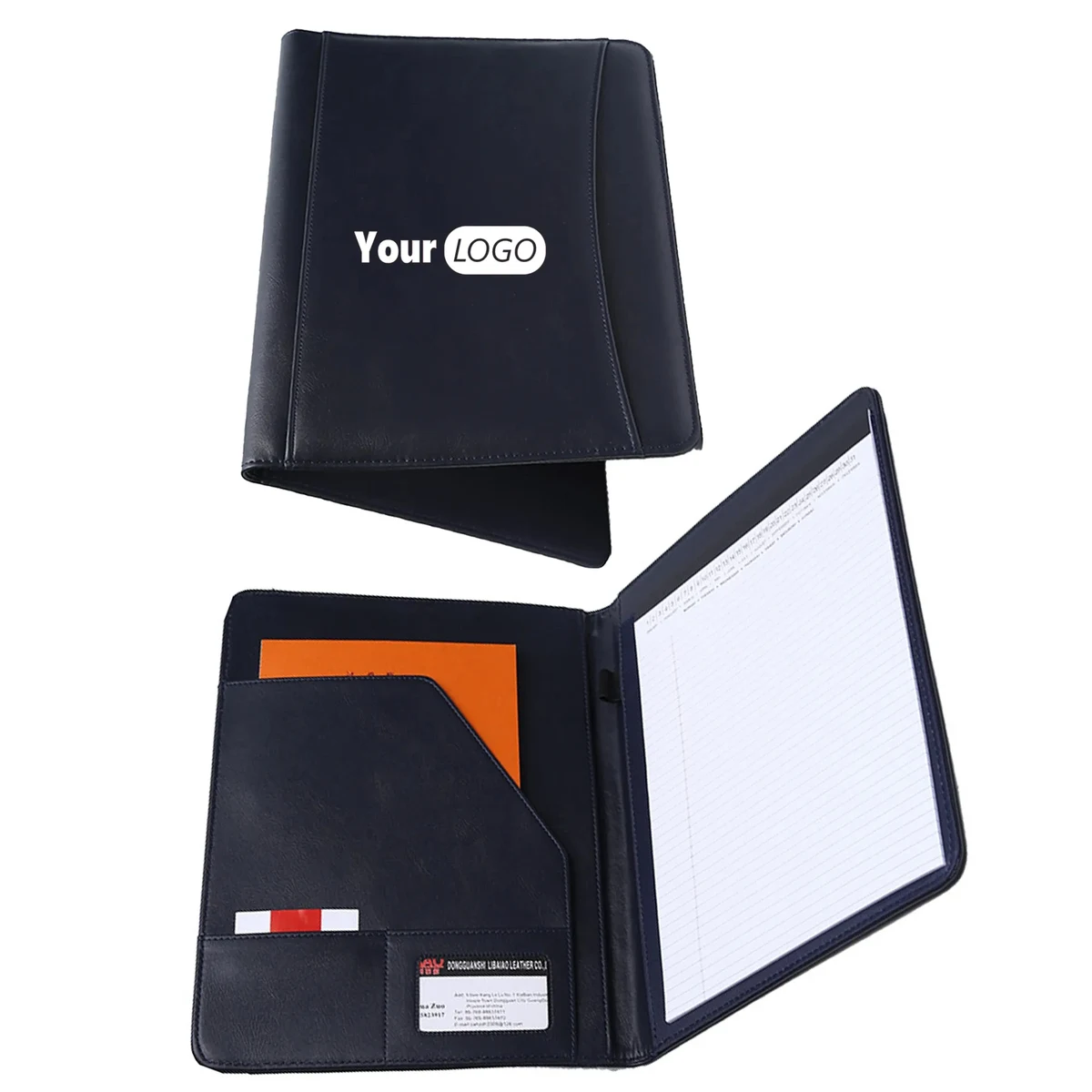 Leather Portfolios with Paper 1