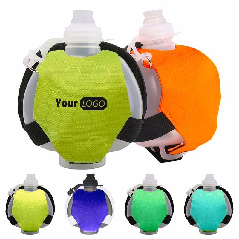 Pp Hands-Free 200Ml Wristband Water Bottle With Reflective Feature