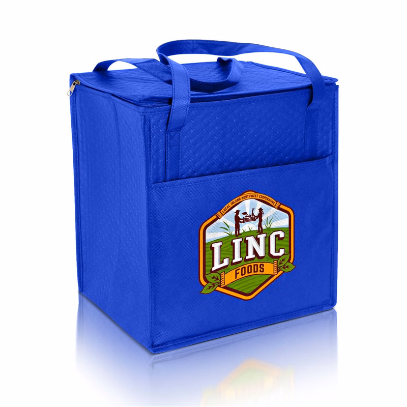 Thermal Grocery Cooler Bag ( 13" X 15" X 10" )