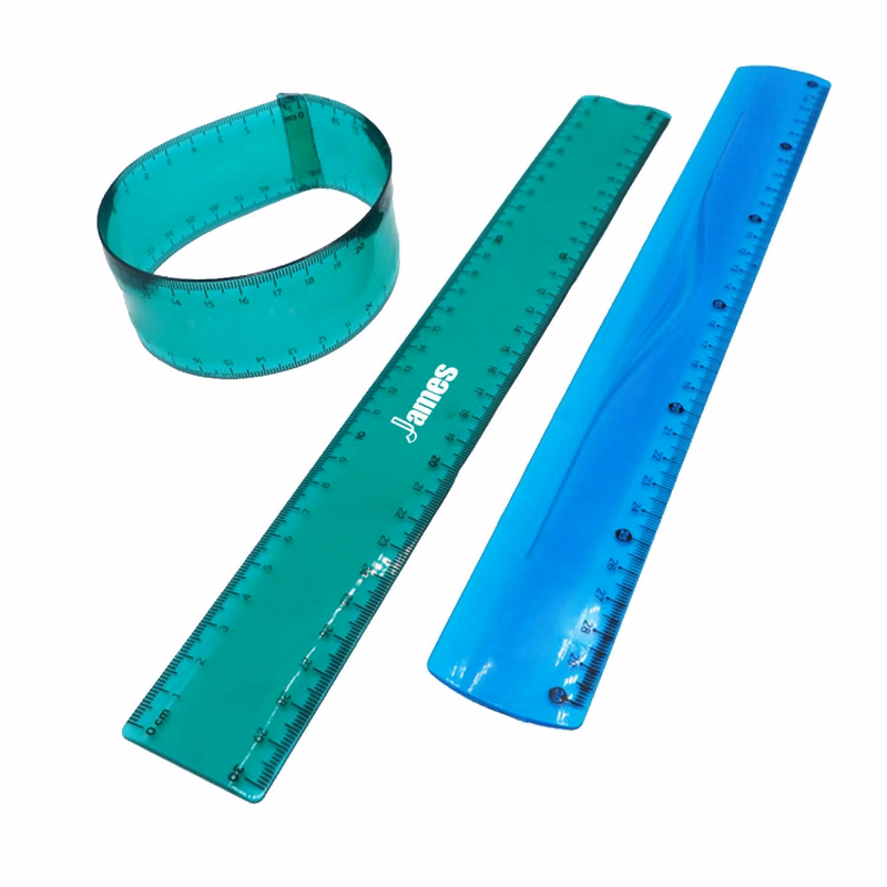 12"Flexible Plastic Ruler