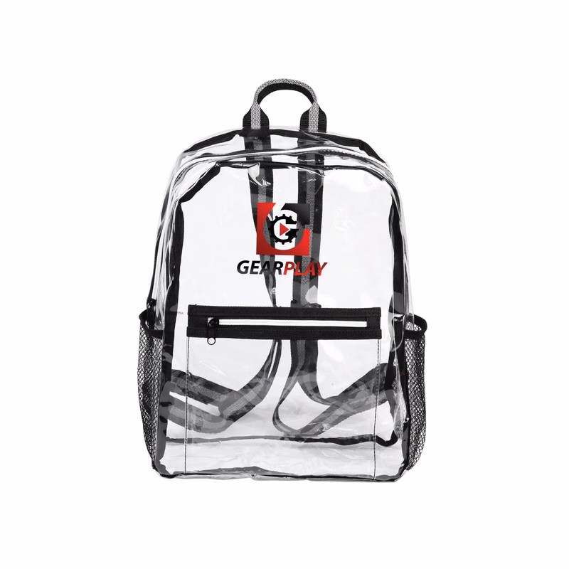 Clear Large Backpack (16" x 12")