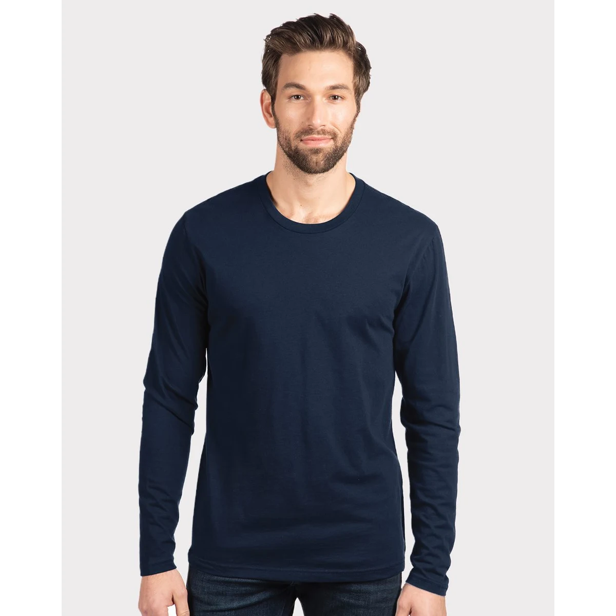 Unisex Cotton Long Sleeve Tee - 3601 1
