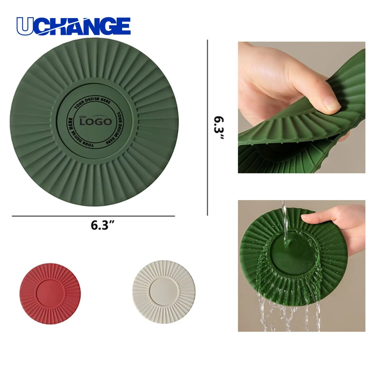 Premium Heat Resistant Silicone Non-Slip Coaster Mat 1