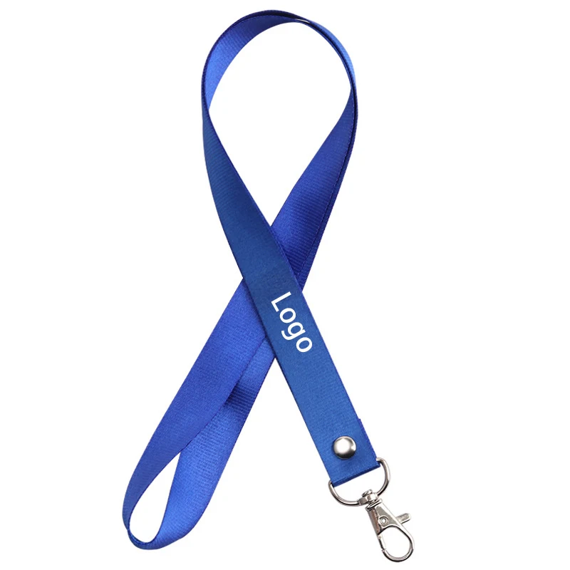 Polyester Name Tag Lanyard with Metal Hook 1