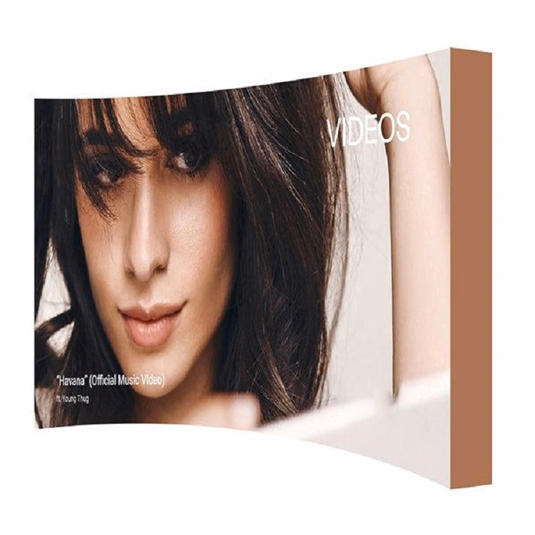 8' Fabric Pop Up Display Graphics Only (Curve)
