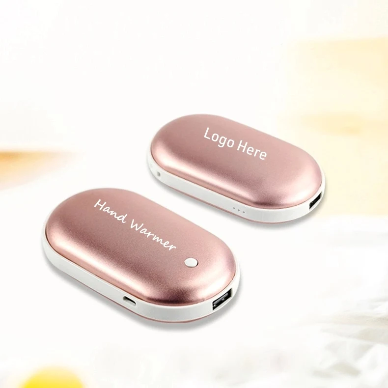 Metal Hand Warmer Power Bank with Custom Logo 1