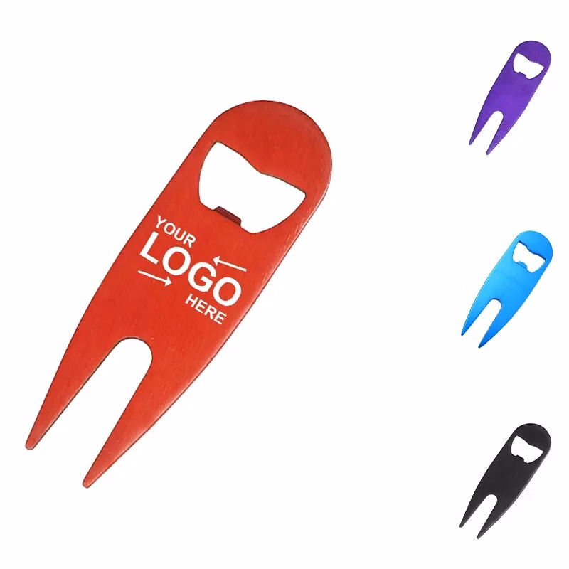Steel Divot Bottle Opener Tool