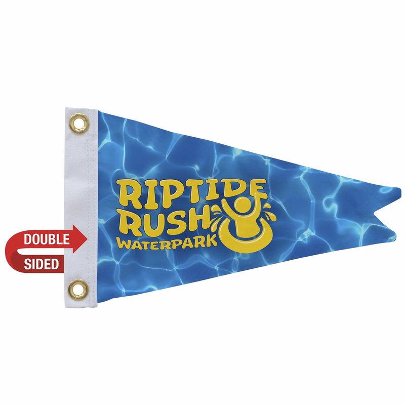 8" x 12" Nylon Burgee Flag Double-Sided