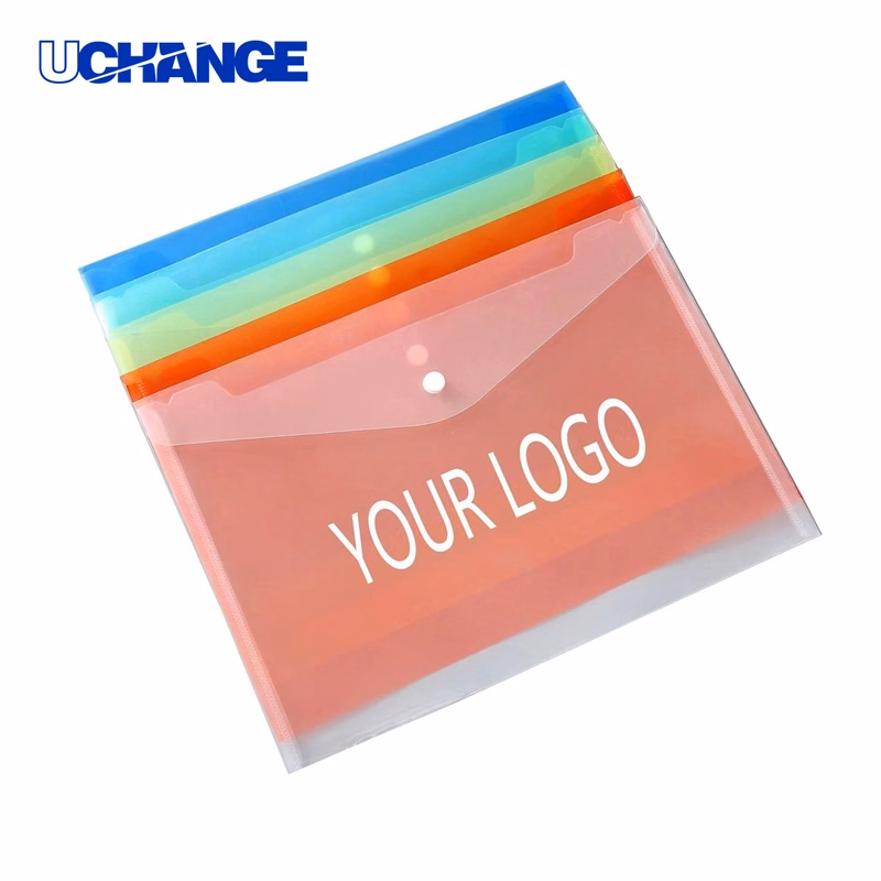 A4 Button Closure File Folder