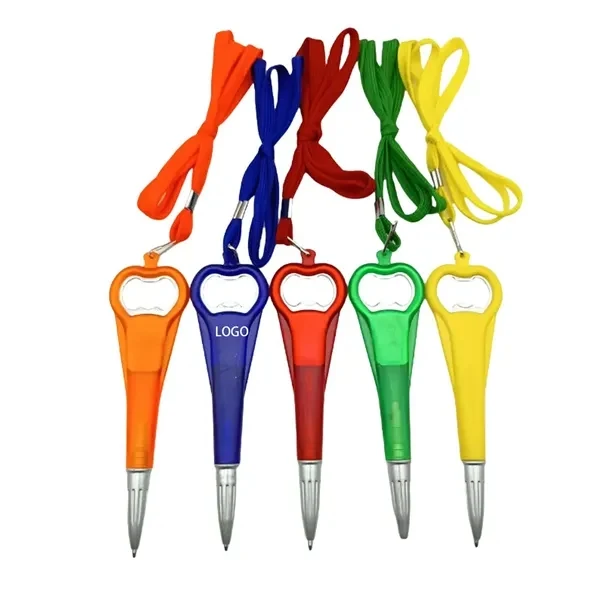 Multi-functional Bottle Opener Lanyard Ballpoint Pen 1